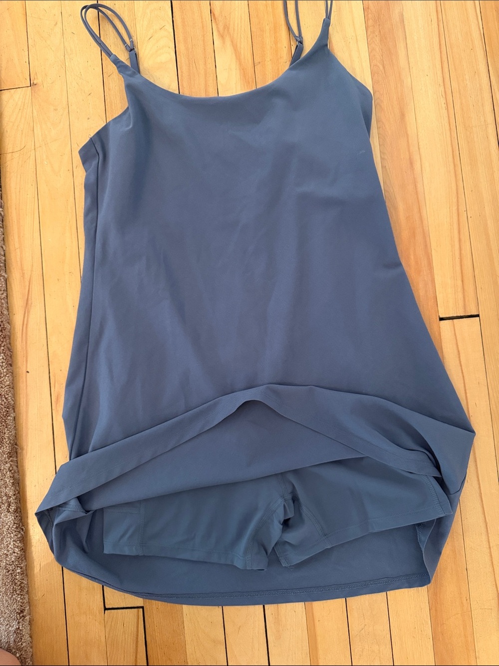 Abercrombie & Fitch Slate Blue Slip Dress - Picture 3 of 3